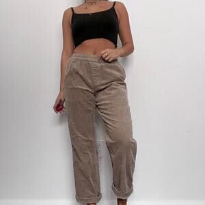 Pull on corduroy pants brown